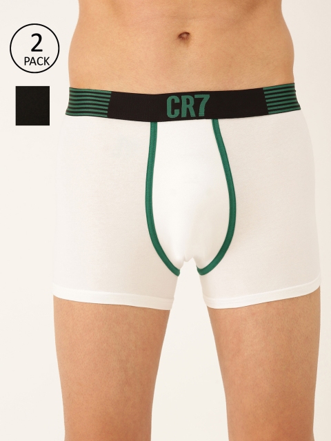 

CR7 Cristiano Ronaldo Men Pack of 2 Trunks 8302-49-537, White