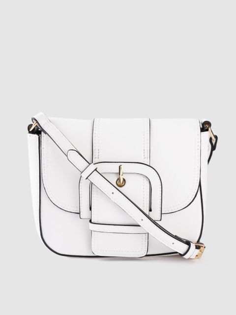 

Accessorize White Solid Sling Bag