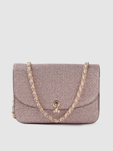 

Accessorize Rose Gold Embellished Sling Bag