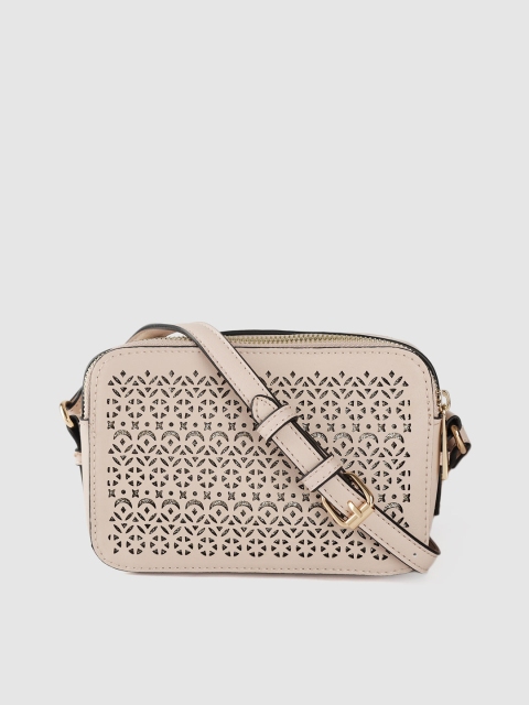 

Accessorize Nude-Coloured Laser Cut Sling Bag