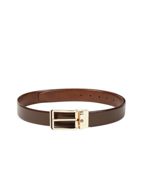 

Louis Philippe Men Brown Solid Reversible Leather Belt