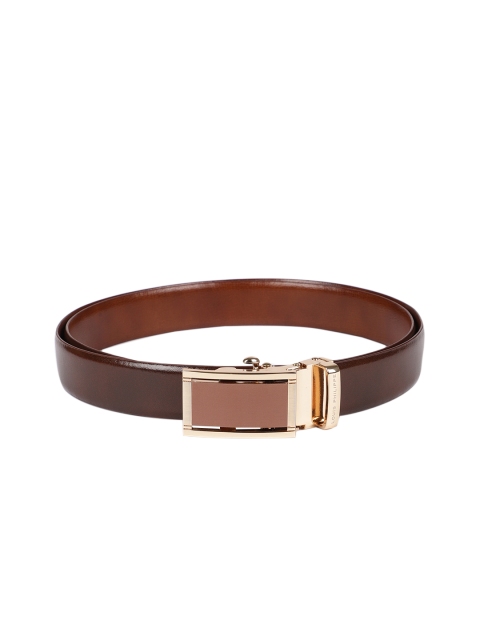 

Louis Philippe Men Brown Solid Reversible Leather Belt