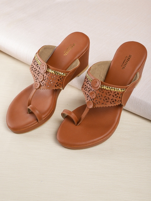 

Anouk Women Tan Solid Wedges