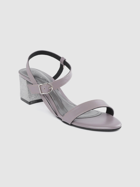 

DressBerry Women Taupe Solid Block Heels