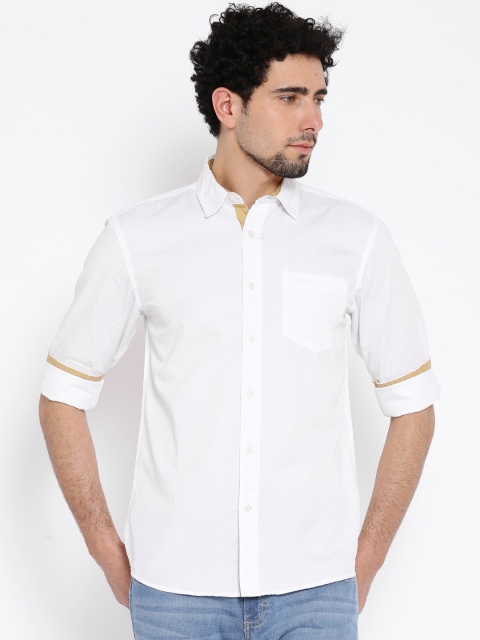 

Wrangler White Casual Shirt