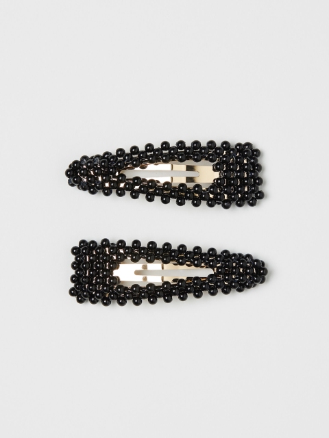 

H&M Women 2 Pack Hair Clips, Black