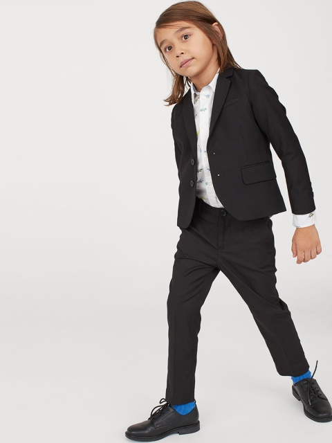 

H&M Boys Black Suit Sustainable Trousers