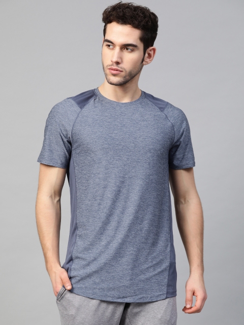 

UNDER ARMOUR Men Blue Solid MK1 Round Neck Training T-shirt