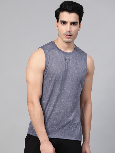 

UNDER ARMOUR Men Blue Breeze Sleeveless T-Shirt