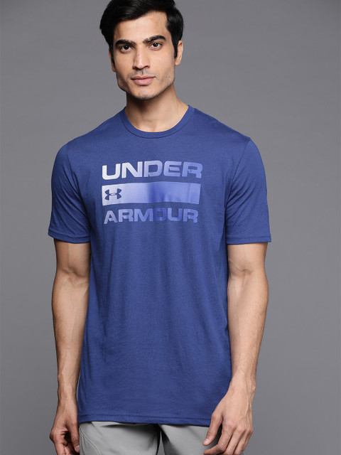

UNDER ARMOUR Men Blue Team Issue Wordmark Training T-Shirt