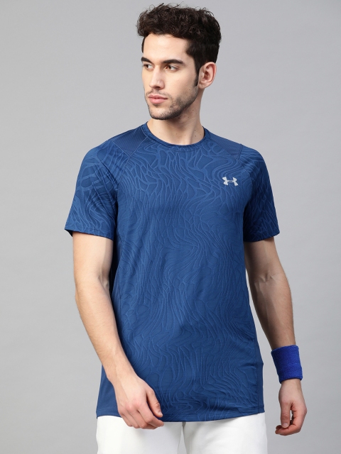

UNDER ARMOUR Men Blue MK-1 Jacquard SS Training T-Shirt