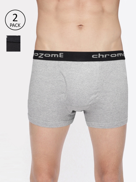 

Chromozome Men Pack of 2 Trunks IT19, Black