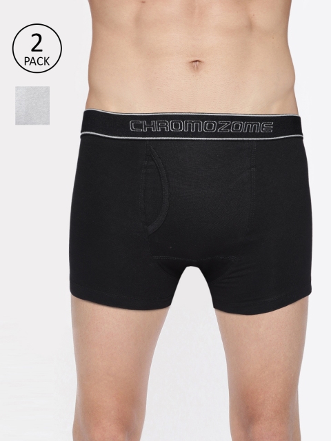 

Chromozome Mens Pack Of 2 Trunks IT21, Black