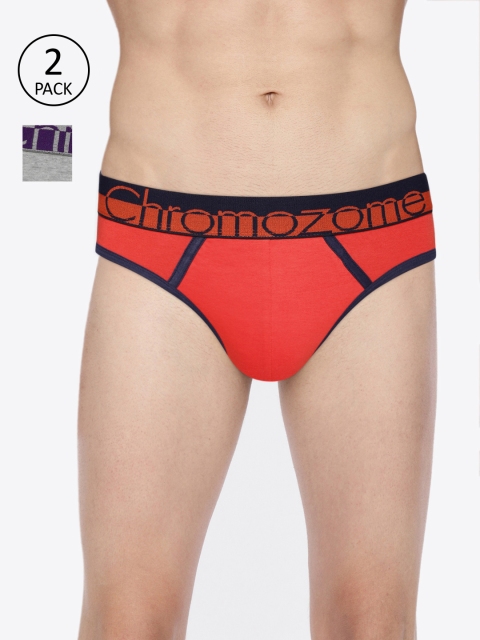 

Chromozome Men Pack Of 2 Briefs WS04 PO2, Orange