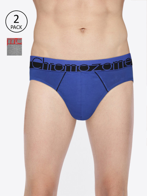 

Chromozome Mens Pack of 2 Briefs WS02, Blue
