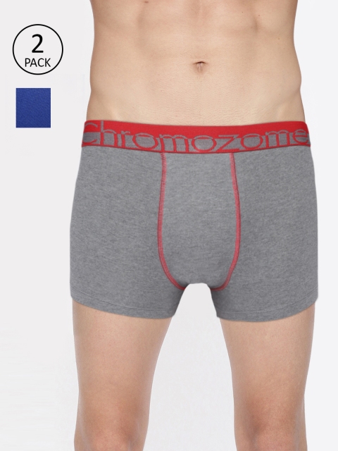 

Chromozome Mens Pack Of 2 Trunks WS03, Blue