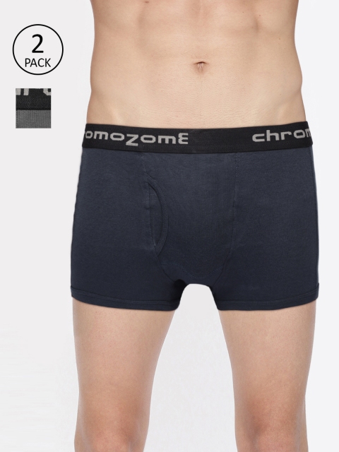 

Chromozome Men Pack of 2 Trunks IT19, Charcoal