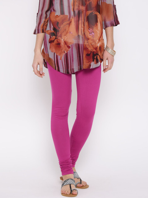

Aurelia Magenta Churidar Leggings