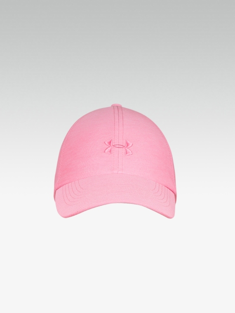 

UNDER ARMOUR Women Pink Solid Heathered Play Up Baseball Cap
