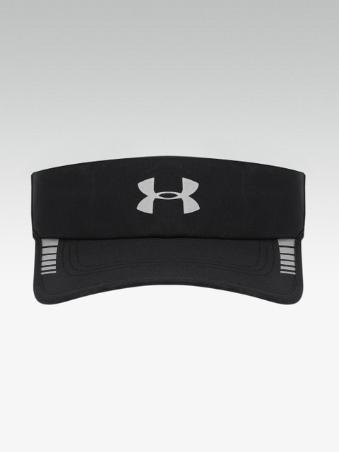 

UNDER ARMOUR Men Black Solid Launch AV Visor Cap