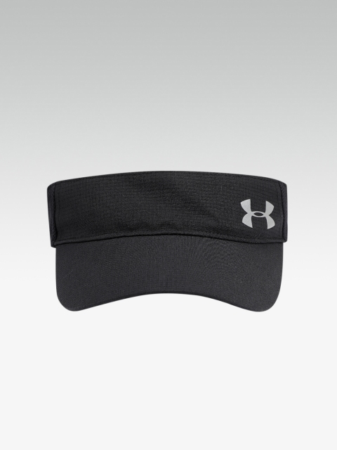 

UNDER ARMOUR Women Black Self Checked Launch Run Visor Cap