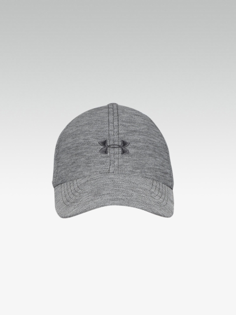 

UNDER ARMOUR Women Charcoal Grey Self-Design Heathered Play Up Baseball Cap