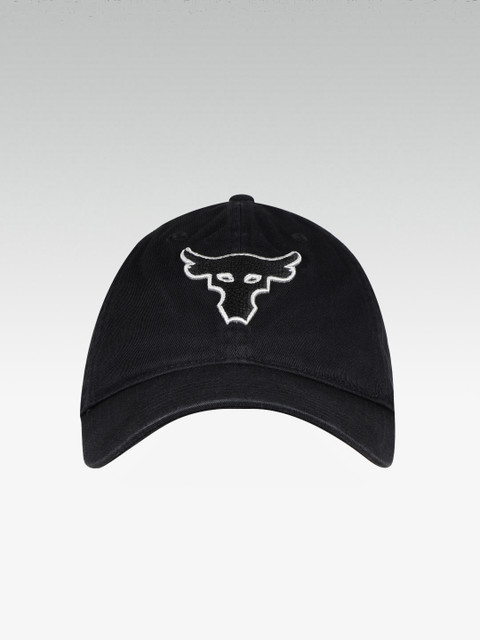 

UNDER ARMOUR Unisex Black Solid Project Rock Baseball Cap