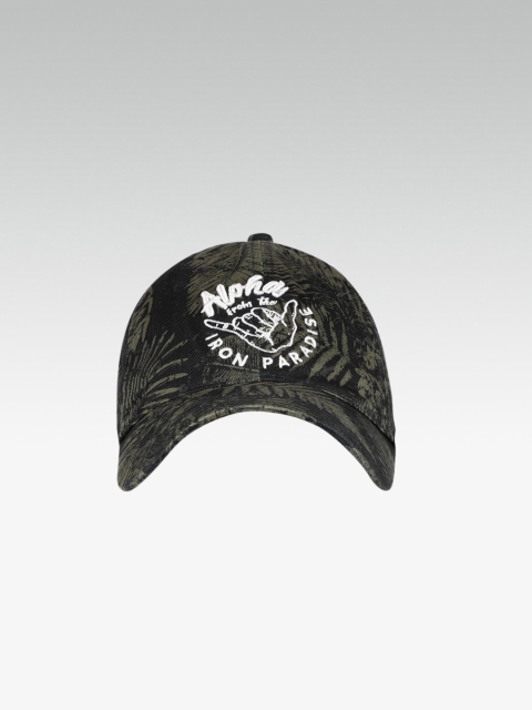 

UNDER ARMOUR Unisex Black & Olive Green Project Rock Printed Baseball Cap