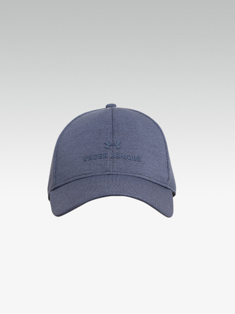 

UNDER ARMOUR Women Blue Brand Logo Print Structured Training Snapback Cap