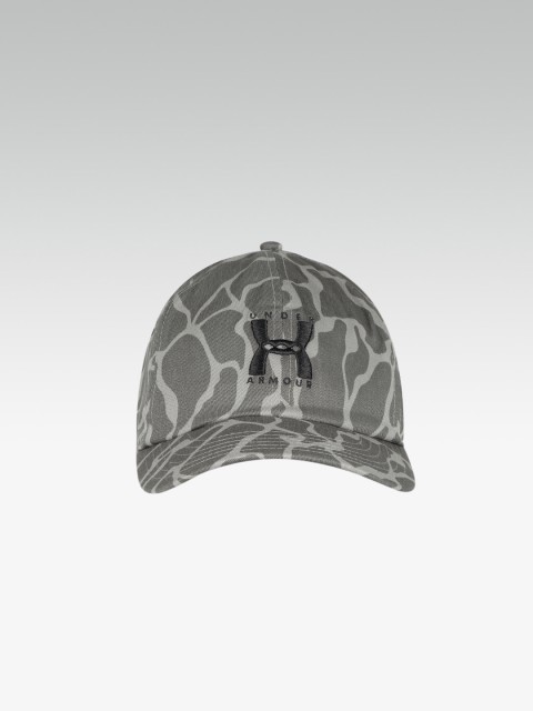 

UNDER ARMOUR Men Olive Green & Grey Printed 2020 Snapback Cap
