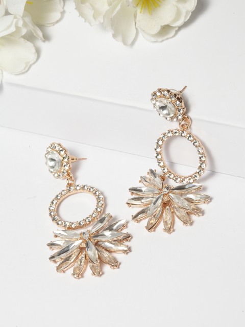 

AVANT-GARDE PARIS Gold-Plated Contemporary Drop Earrings