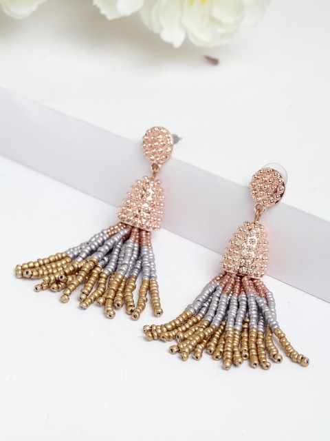 

AVANT-GARDE PARIS Gold-Plated Contemporary Drop Earrings