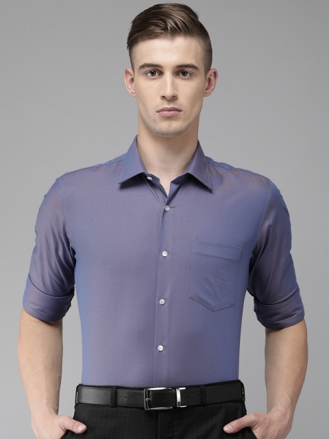 

Van Heusen Men Purple Slim Fit Solid Formal Shirt