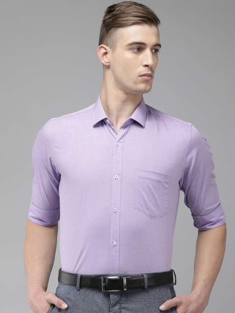 

Van Heusen Men Purple Slim Fit Solid Formal Shirt