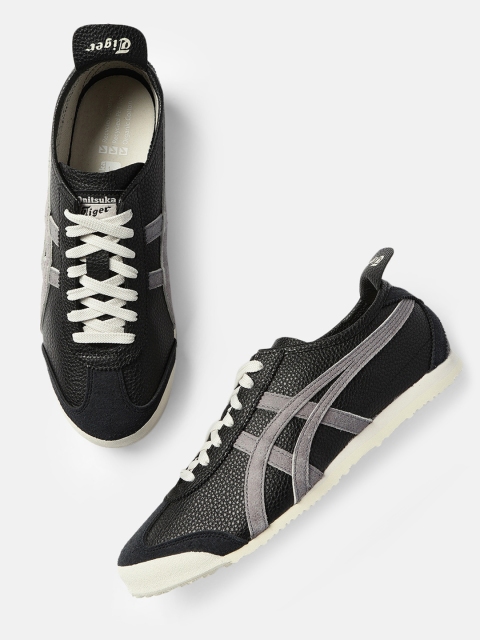 

Onitsuka Tiger Unisex Black Leather Sneakers