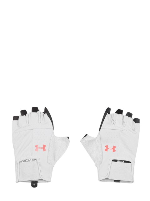 

UNDER ARMOUR Men Light Grey & Black Training Gloves