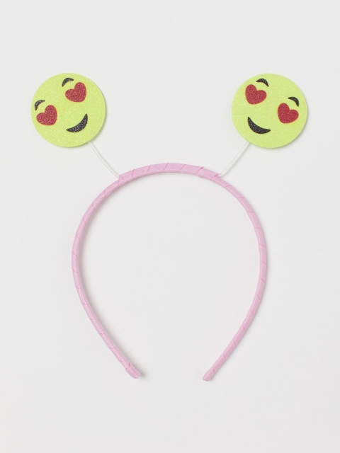 

H&M Girls Yellow Emoji Alice Band