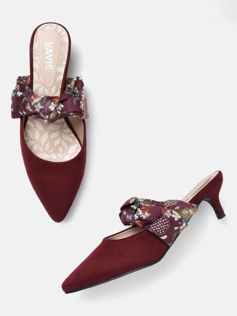 

Lavie Women Burgundy Solid Mules