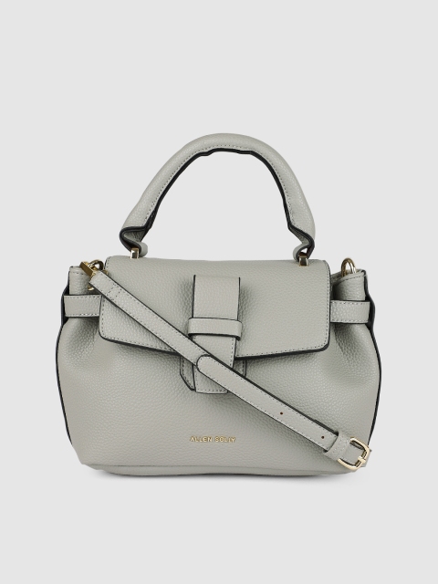 

Allen Solly Grey Solid Satchel