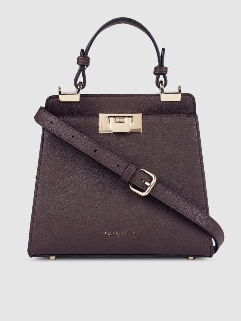 

Allen Solly Purple Solid Handheld Bag