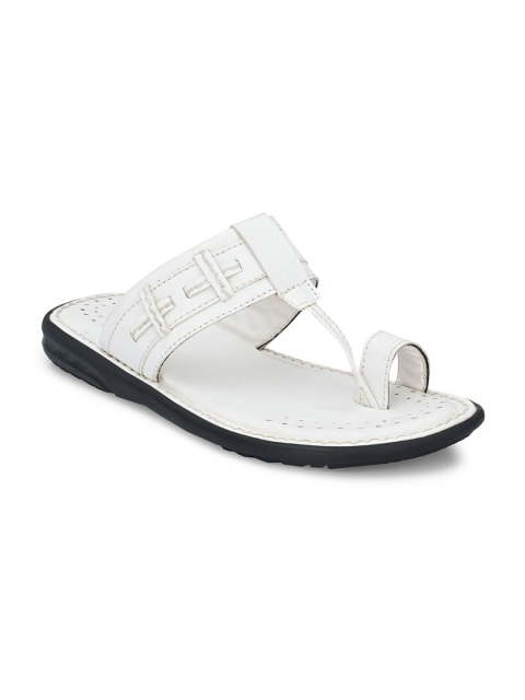 

Azzaro Black Men Off-White Comfort Sandals
