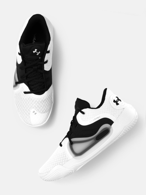 

UNDER ARMOUR Men White & Black Anatomix Spawn 2 Basketball Shoes