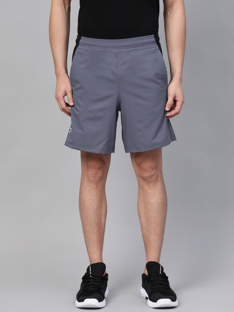 

UNDER ARMOUR Men Blue Solid Slim Fit Launch SW 7'' Running Shorts