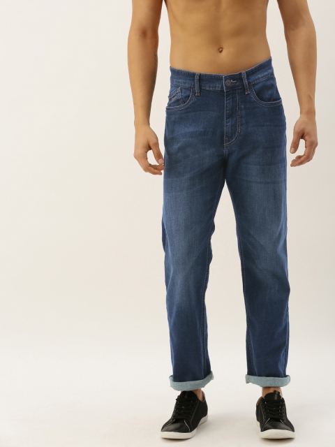 

Flying Machine Men Blue Django Regular Fit Mid-Rise Clean Look Stretchable Jeans