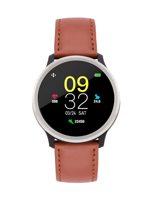 

OPTA Unisex Brown Solid Bluetooth Fitness Watch SB-138