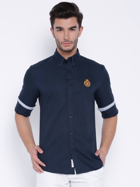 

U.S. Polo Assn. Navy Tailored Fit Casual Shirt, Navy blue