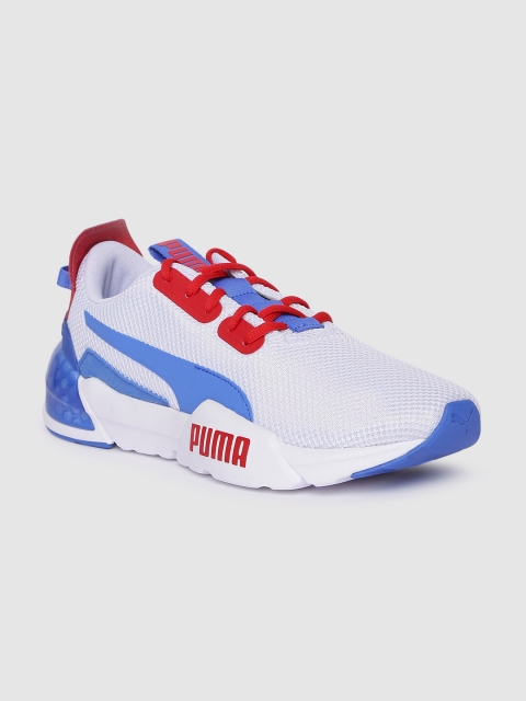 

Puma Men White & Blue CELL Phase Running Shoes