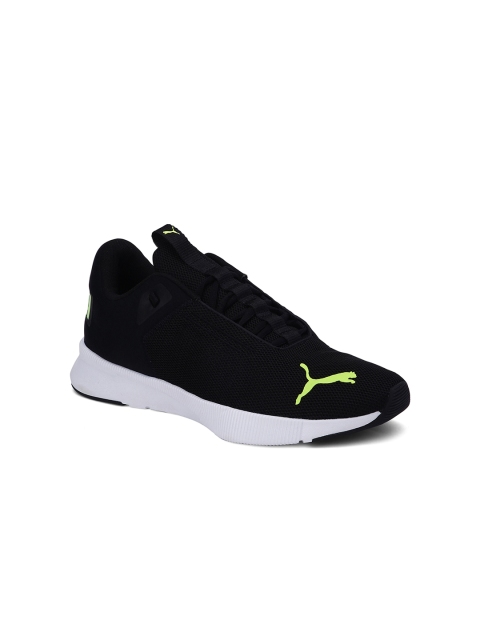 

Puma Unisex Flyer Modern Black Mesh Running Shoes