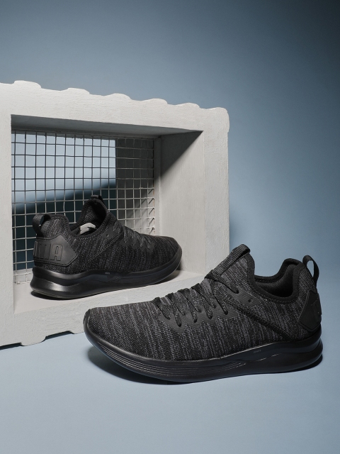 

Puma Women Black IGNITE Flash evoKNIT Running Shoes