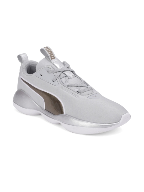 

Puma Women Grey Mesh Flourish FS Metal Running Shoes